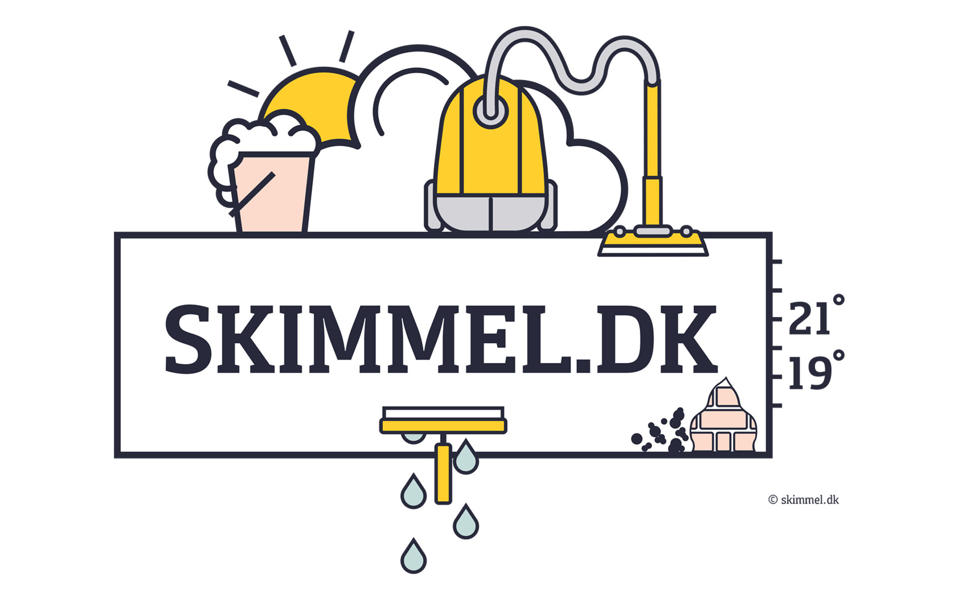 sekundært logo for skimmel.dk - videnscenter for skimmelsvamp og fugt i boliger
